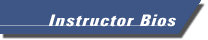 Instructor Bios